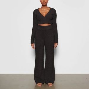 SKIMS Cozy wrap top and pants